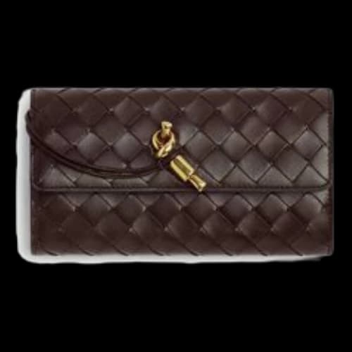 Bottega Veneta Andiamo Large Flap Wallet 'Brown' (Women's)