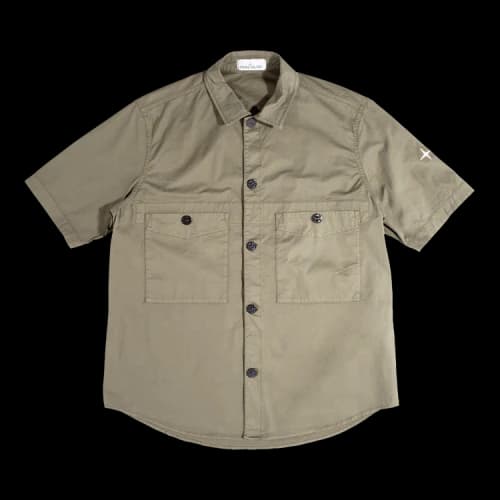 Stone Island Short-Sleeve Shirt 'Olive'