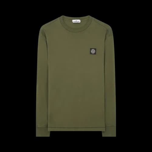 Stone Island Patch Logo Long-Sleeve 'Olive'