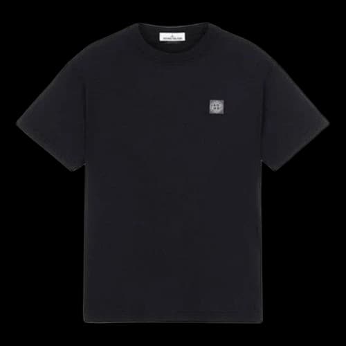 STONE ISLAND Logo T-shirt 'Black'