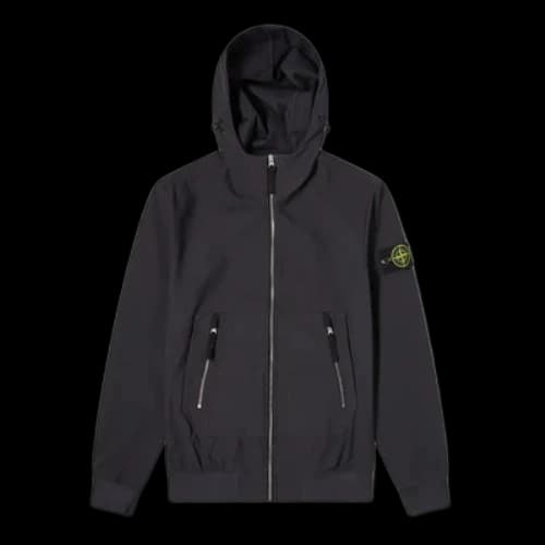 STONE ISLAND Soft Shell-R Hooded Jacket 'Navy'