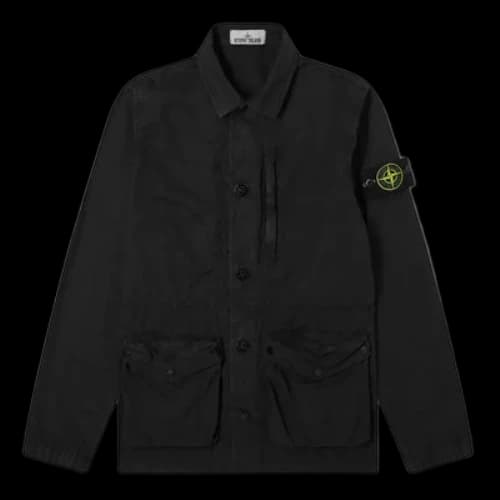STONE ISLAND Vintage Canvas 3 Pocket Jacket 'Black'