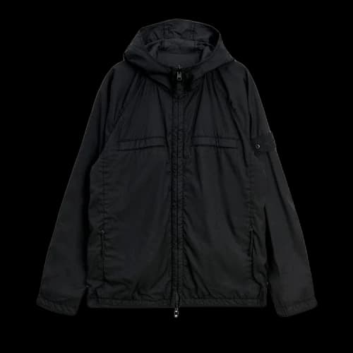 STONE ISLAND Ghost Reversible Hooded Jacket 'Black'