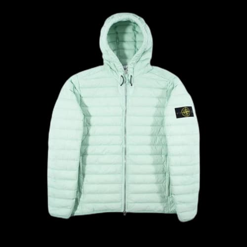 Stone Island Loom Woven Lightweight Down Jacket 'Aqua'