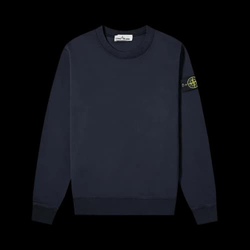 STONE ISLAND Garment Dyed Sweatshirt 'Blue'