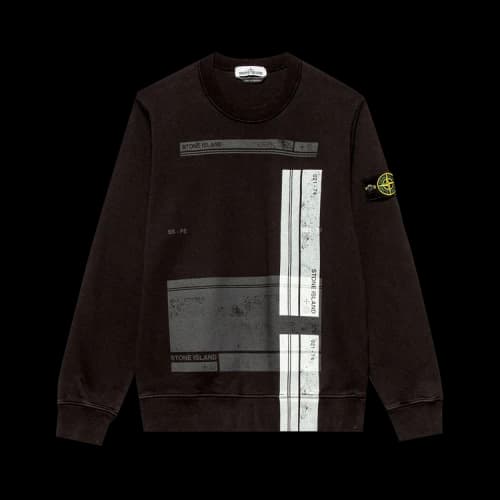 Stone Island Crewneck Sweatshirt 'Black'