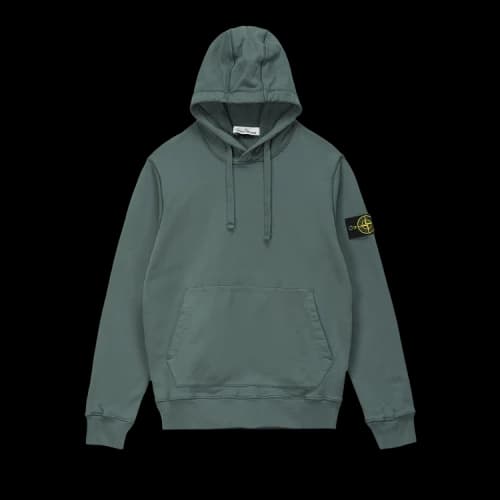 Stone Island Patch Hooded Sweatshirt 'Petrol'