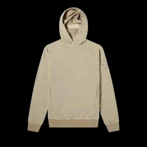 Stone Island Ghost Popover Hooded Sweatshirt 'Beige'