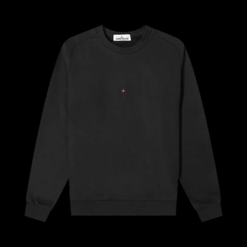 Stone Island Marina Logo Sweatshirt 'Black'