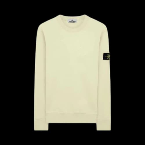 Stone Island Patch Logo Crewneck 'Lemon'