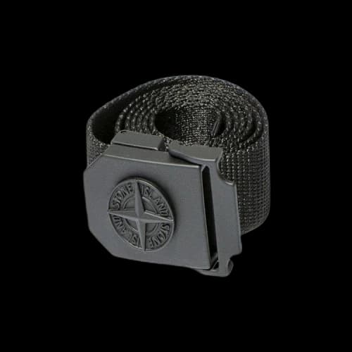 Stone Island Nylon Tape Belt 'Black'
