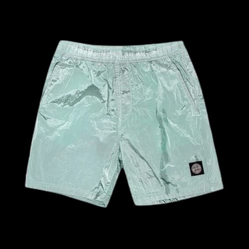 STONE ISLAND Patch Logo Swim Shorts 'Aqua'