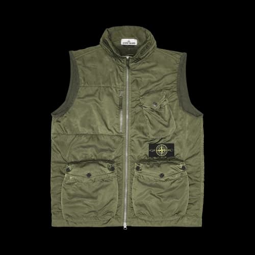 Stone Island Nylon RASO-TC Vest 'Olive'