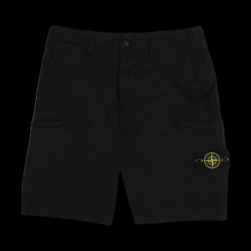 Stone Island Cargo Bermuda Shorts 'Black'