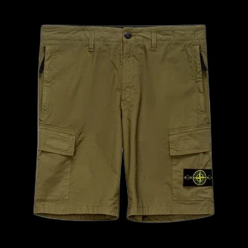 Stone Island Cargo Bermuda Shorts 'Olive'