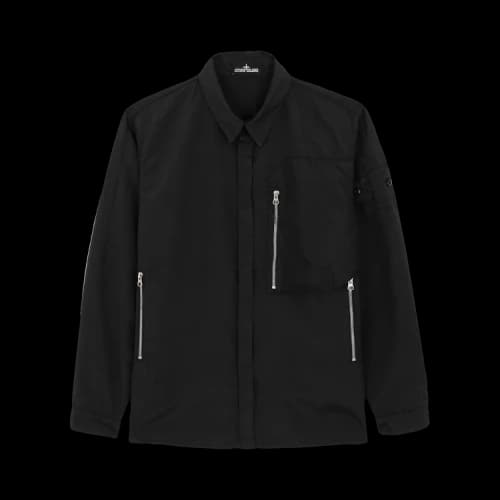 Stone Island Shadow Project Zipper Pocket Overshirt 'Black'