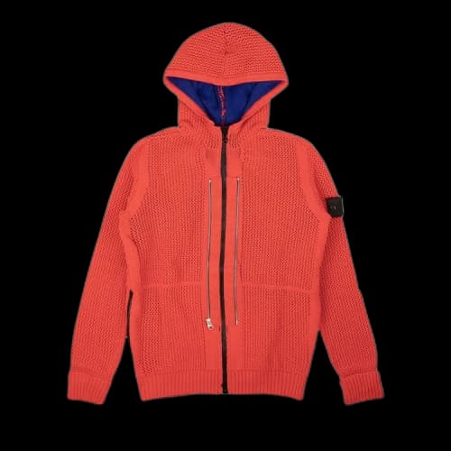 Stone Island Shadow Project Knit Hoodie 'Red'