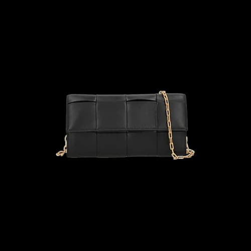 Bottega Veneta Cassette Leather Chain Wallet 'Black'