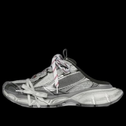 Balenciaga 3XL Mules 'Grey Mesh and Polyurethane'