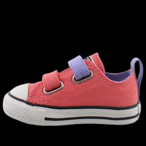 (TD) Converse Chuck Taylor Velcro Ox 'Pink'