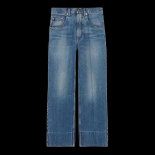 Gucci Denim Jeans Pants 'Blue' (Women's)