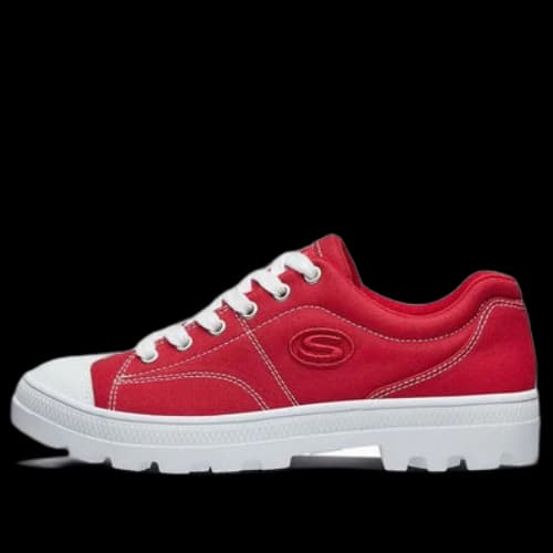 Skechers Roadies Low-Top Canvas Shoes 'Red' (Women's)