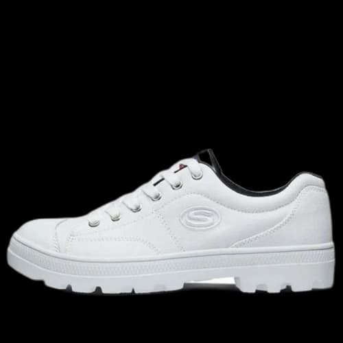 Skechers Roadies Low Top Canvas Sneakers White (Women's)