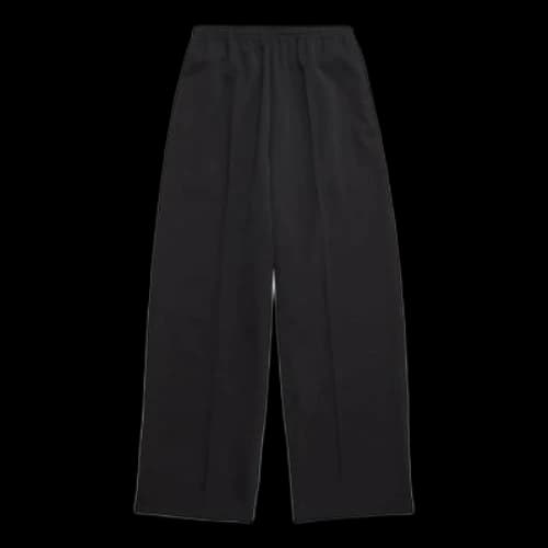 Balenciaga Elastic Waist Straight Leg Pants 'Black'