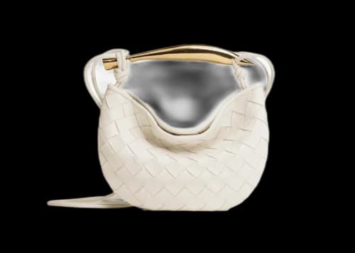Bottega Veneta Sardine Mini Chalk