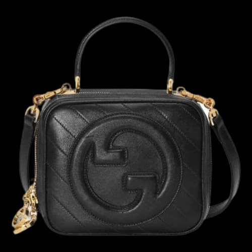 Gucci Blondie Top Handle Bag 'Black' (Women's)