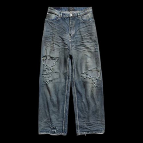 Balenciaga Baggy Pants 'Light Blue' (Women's)