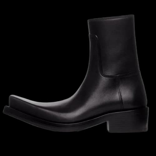 Balenciaga Santiago Booties 'Black Matte Calfskin'