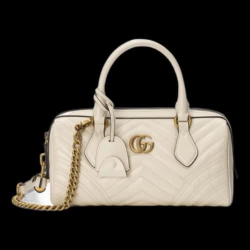 Gucci GG Marmont Small Top Handle Bag 'White' (Women's)