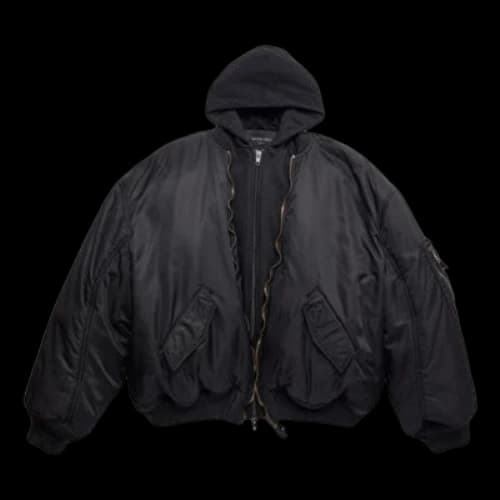 Balenciaga Paris All In Bomber Jacket 'Black'
