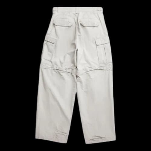 Balenciaga Large Cargo Pants 'Light Grey'
