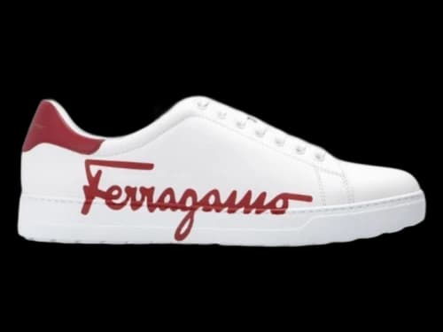 Salvatore Ferragamo Naruto Sneaker White Red
