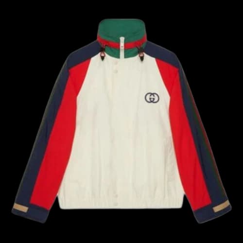 Gucci Cotton Nylon Jacket With Patch 'Multicolor'