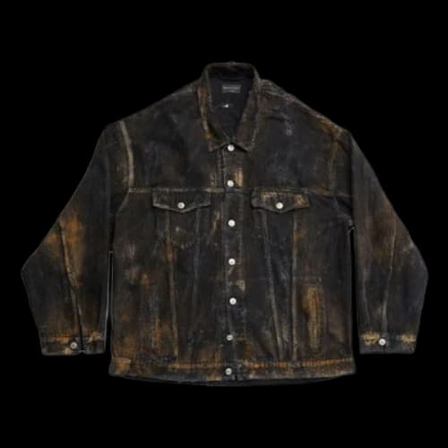 Balenciaga Oversized Denim Jacket 'Black'