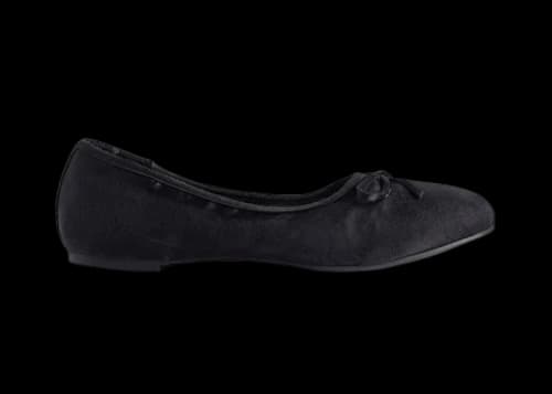 Balenciaga Leopold Ballerina Black Satin (Women's)