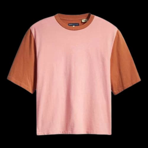 LEVI'S Levis Loose Round Neck Short Sleeve Colorblock