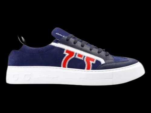 Salvatore Ferragamo Borg 5 Sneaker Blue Marine