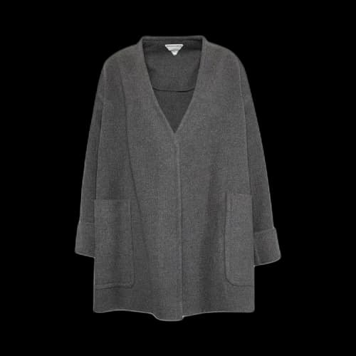 Bottega Veneta Oversized Coat 'Medium Grey Melange'