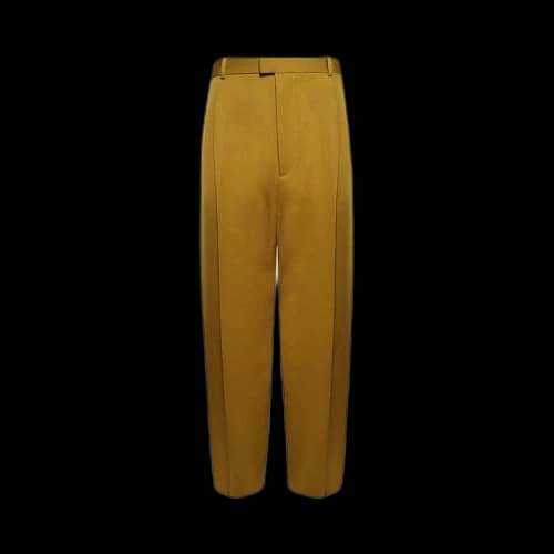 Bottega Veneta Grain De Poudre Trousers 'Limonite'
