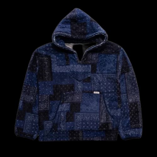 Liberaiders Bandana Pile Fleece Hoodie 'Navy'