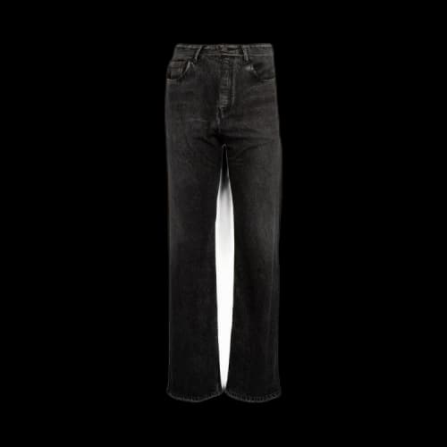 Balenciaga Trompe L'Oleil Denim Pants 'Black'