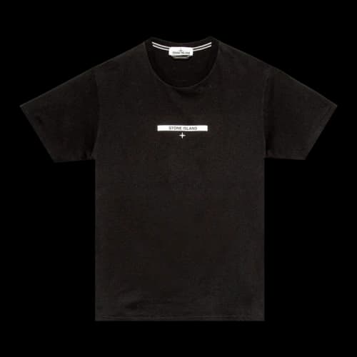 Stone Island Printed Logo T-Shirt 'Black'