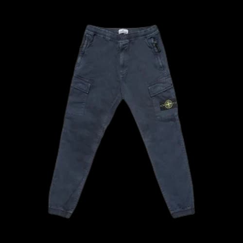 Stone Island Logo Patch Pants 'Blue'