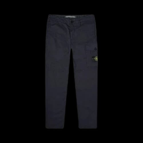 Stone Island Logo Patch Cargo Pants 'Navy'