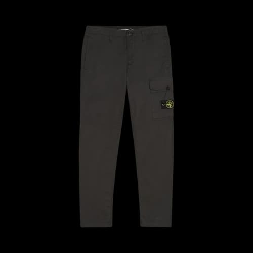 Stone Island Gabardine Cargo Pants 'Charcoal'