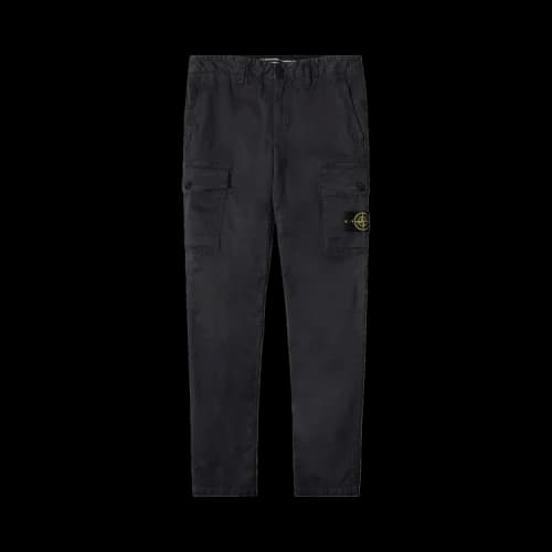 Stone Island Broken Twill Cotton Cargo Pants 'Charcoal'